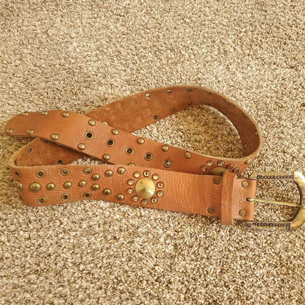 Leatherock studded belt M34